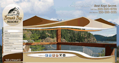 Desktop Screenshot of brownsbayresort.com