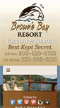 Mobile Screenshot of brownsbayresort.com