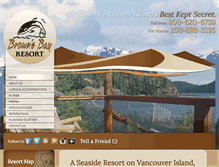 Tablet Screenshot of brownsbayresort.com